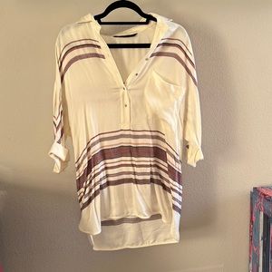 Zara Aztec Tunic Blouse S